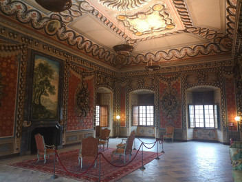Inside the Sarre castle